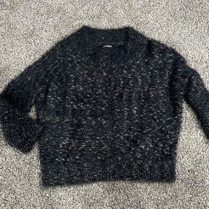 Express fuzzy sweater